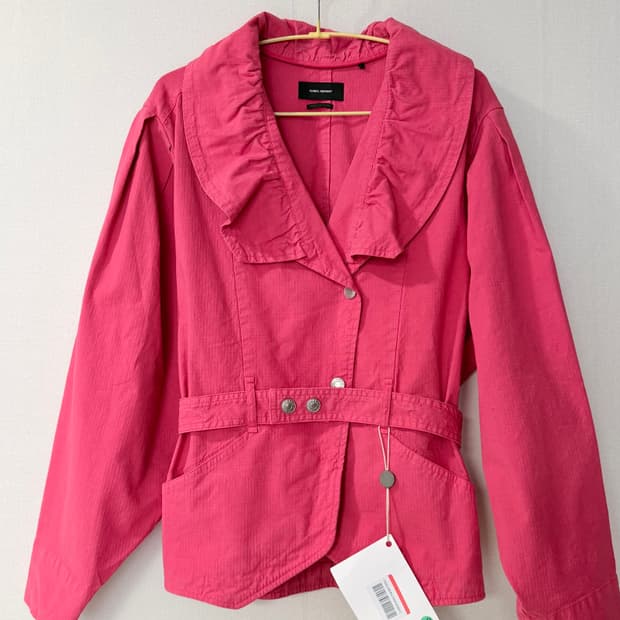 택달린 새상품) 이자벨 마랑 에팔린 벨티드 자켓 38 정가 120만원대