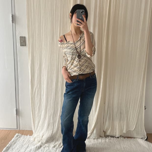 vintage boot-cut denim[EDWIN SPORTS]