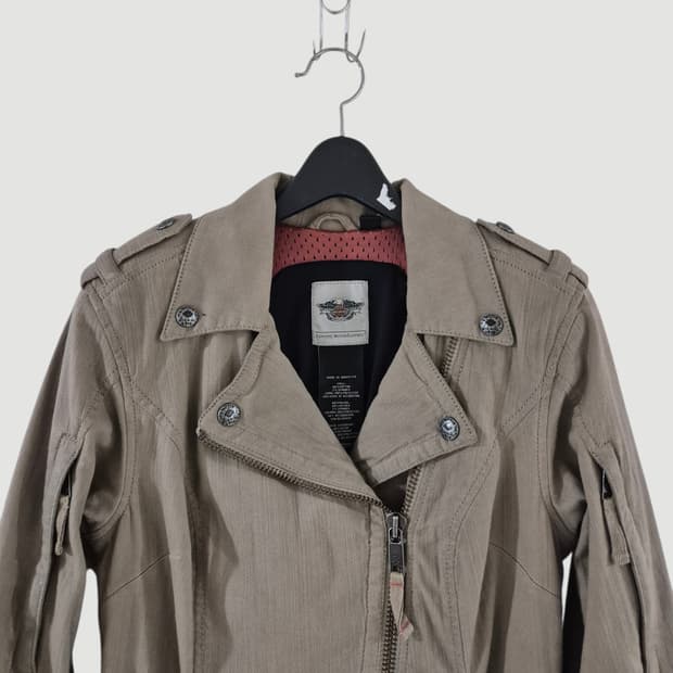 [XS]할리 데이비슨 빈티지 라이딩 바이커 자켓 Women