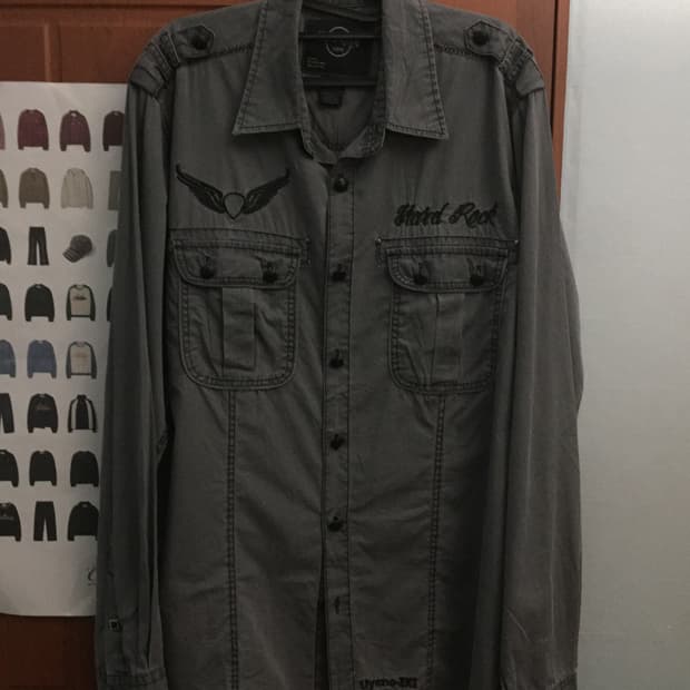 hard rock cafe y2k 셔츠 (유일매물)