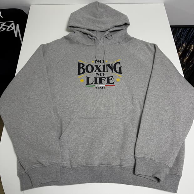 노복싱노라이프 로고 후디 XL