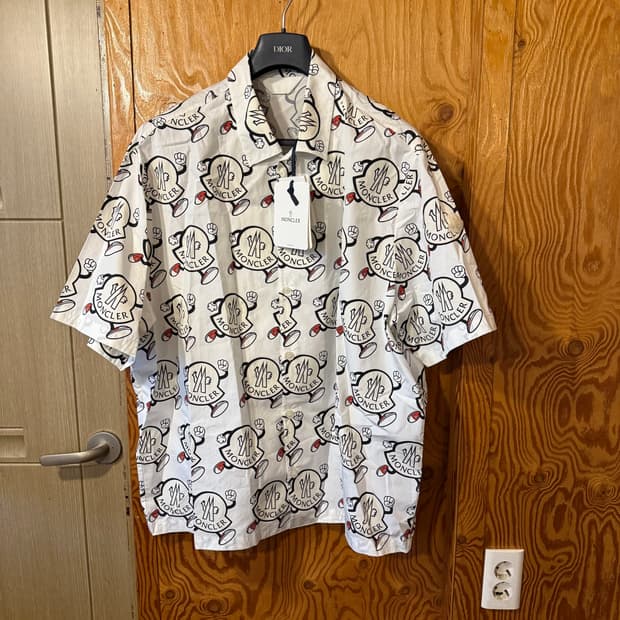 몽클레어 X 키스(kith) 콜라보 하와이안 셔츠 새상품