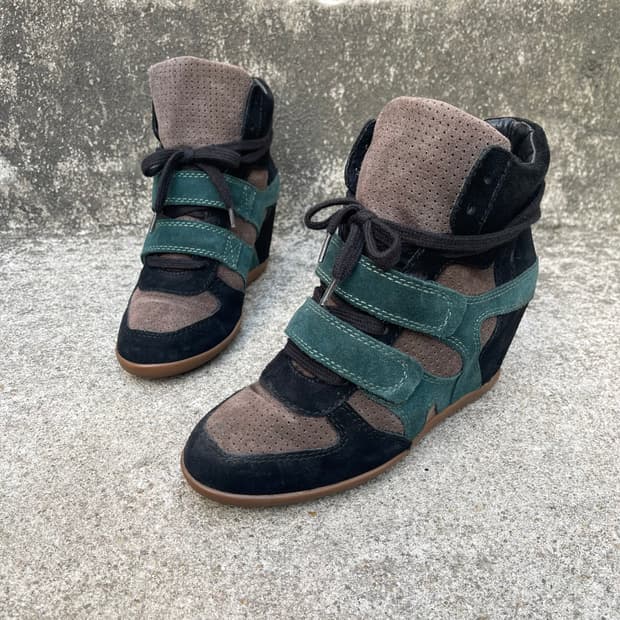 [38] ASH 스웨이드 웨지힐 스니커즈 (245)