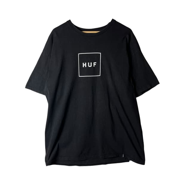 [Huf] 허프 박스로고 프린팅 반팔티셔츠