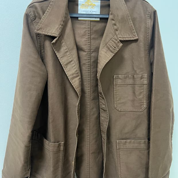 르몽생미셸 브라운 프렌치 워크 자켓 50