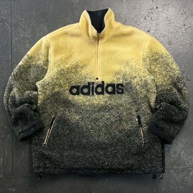 100 아디다스 90s  스노우보드 아노락 후리스