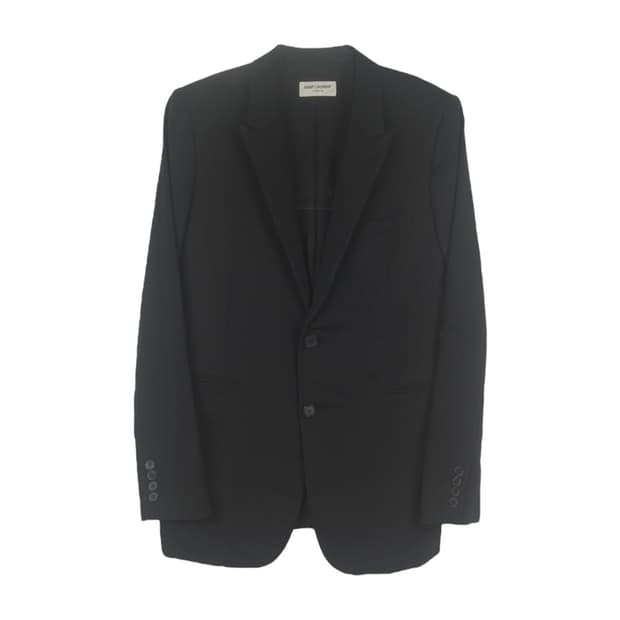 생로랑 18FW 투버튼 울 싱글 블레이저
