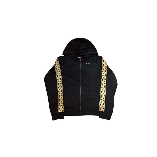 나이키 여성 사이드로고 후드집업 블랙 해외판 S사이즈