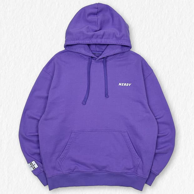 널디 후드티 퍼플