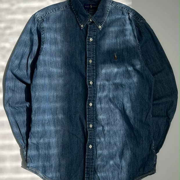 [M] 폴로 랄프로렌 데님 샴브레이 셔츠