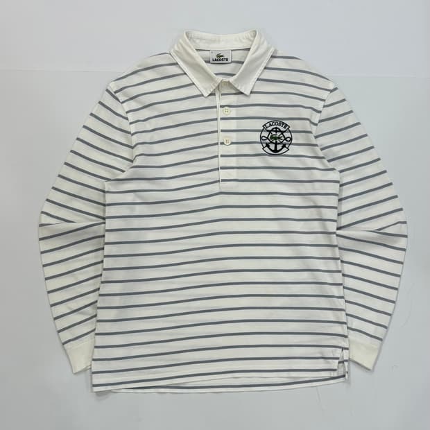 Lacoste  라코스테 스트라이프 럭비티