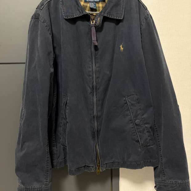 폴로 랄프로렌 네이비 블루종 자켓 스윙탑 L사