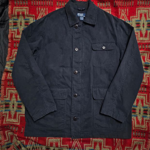 폴로 랄프로렌 90s 블랙 프렌치 자켓 M