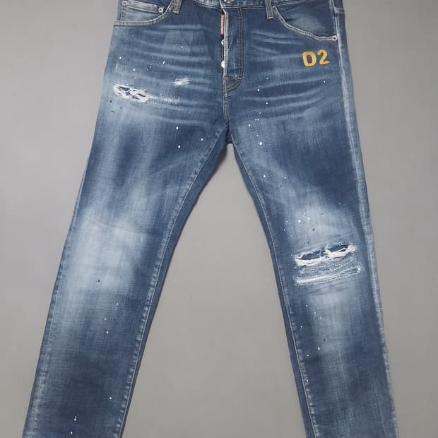 [36] 정품 디스퀘어드2 자수래터링 쿨가이진 청바지
