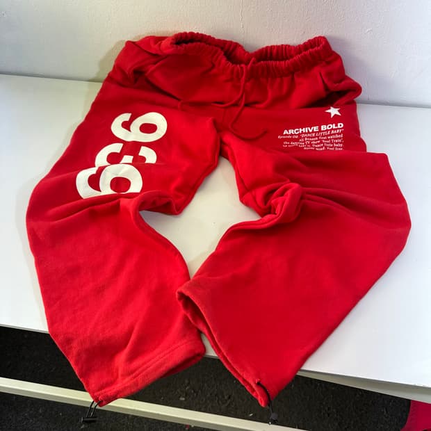 M 아카이브볼드 코랄 레귤러핏 939 스웻팬츠