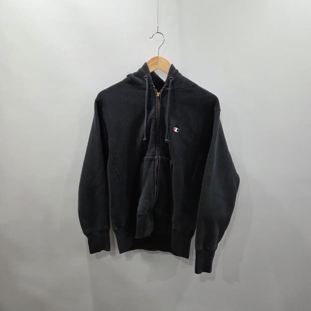 챔피온 블루택 리버스위브 기모 후드집업 M