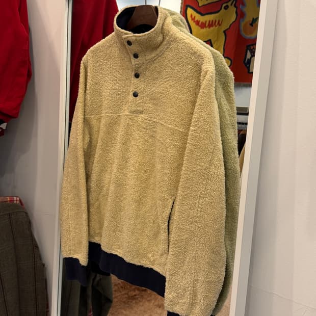 J.Crew 제이크루 하프넥 플리스 스냅티