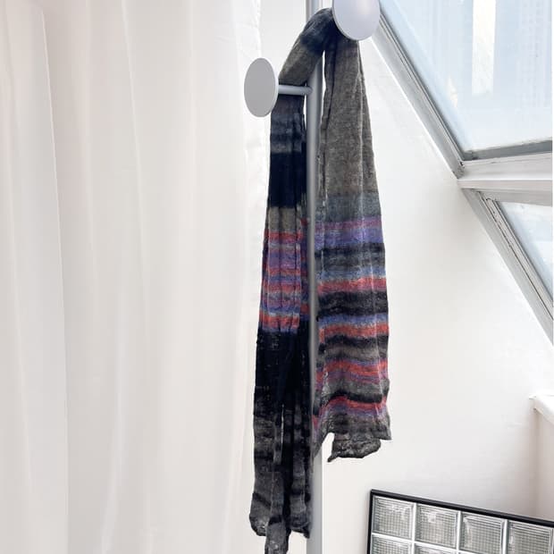 mobeau color mixed stripe big muffler