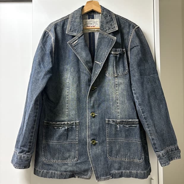 리바이스 데님 블레이져