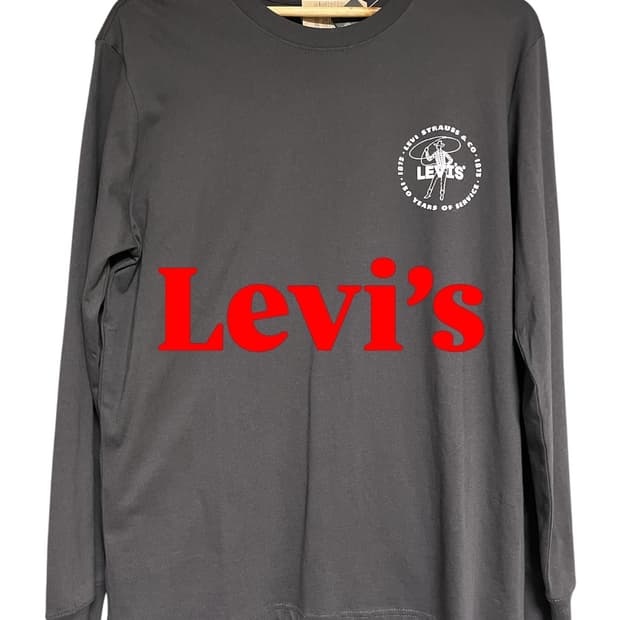 리바이스 150주년 기념 긴팔 티셔츠