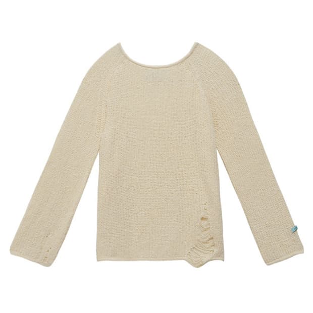 인스턴트펑크 그런지 니트 베이지