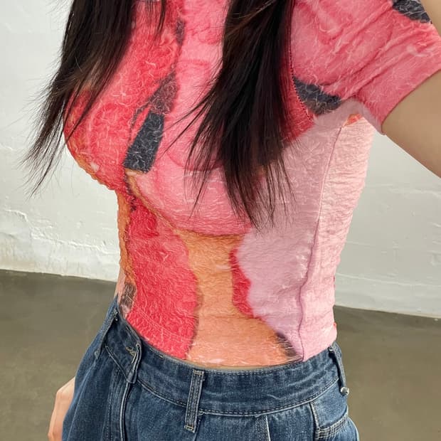앤더슨벨 크롭 티셔츠