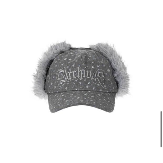 2000아카이브 데이지 퍼 이어플랩 모자