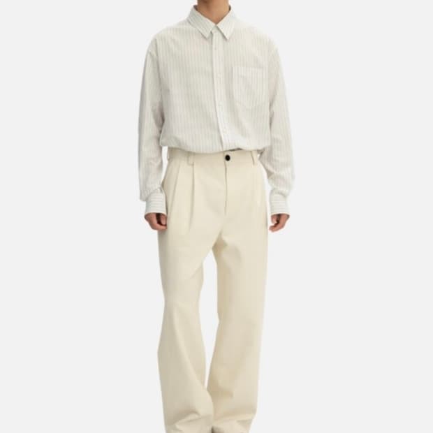 [L] EQL 세미 와이드 팬츠