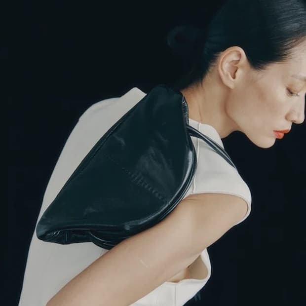 르베이지 LEBEIGE 레더 미니 토트 백 (새상품)