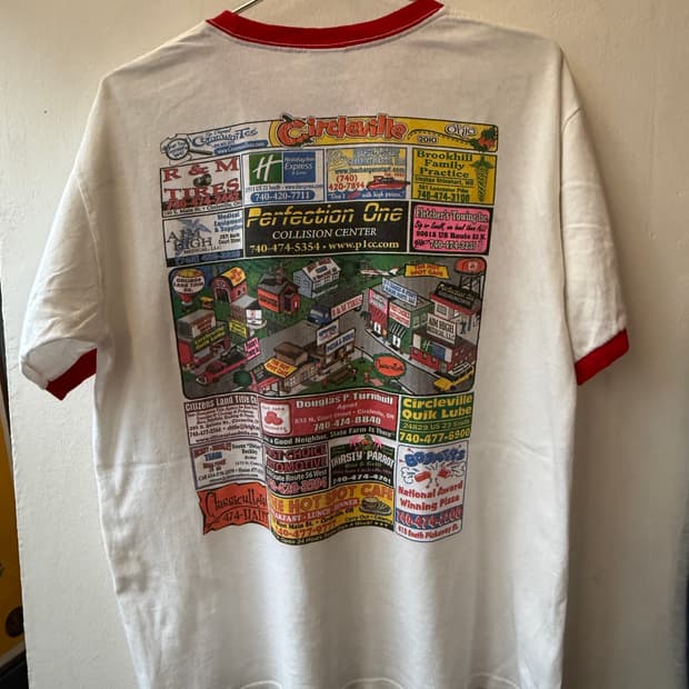 Circleville Ohio 2010 Anvil 링거티셔츠 L