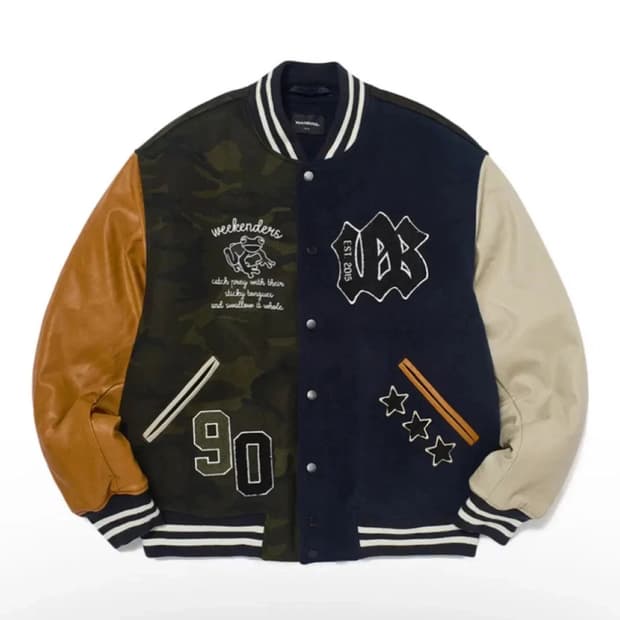 위캔더스 스타디움 바시티 자켓 L