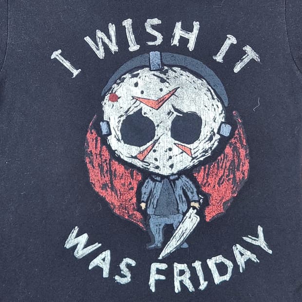 13일의 금요일 제이슨 ‘I WISH IT WAS FRIDAY’ 티셔츠