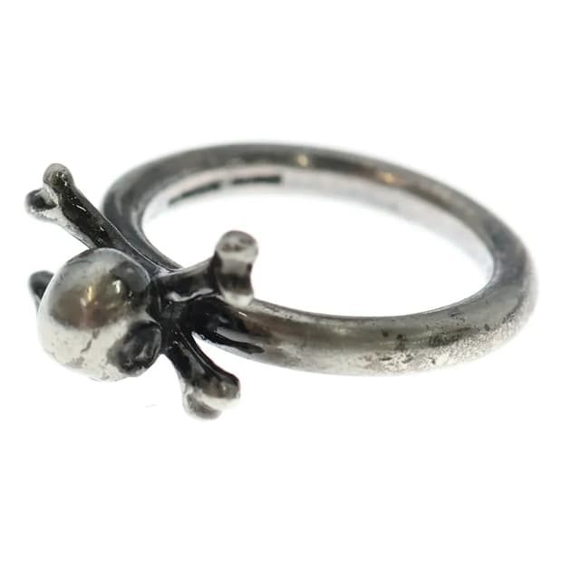 넘버나인 X 잼홈메이드  스컬 크로스본 링