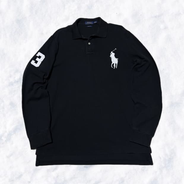 폴로 랄프로렌 빅포니 블랙 긴팔