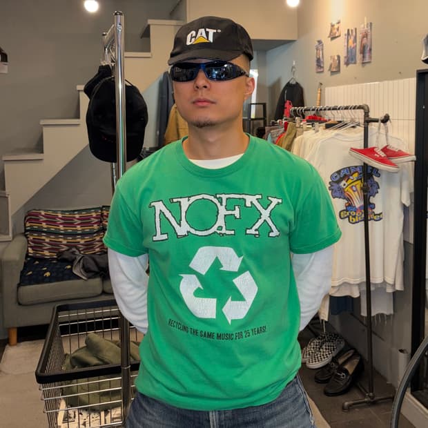 00‘s NOFX 25years recycling music print 