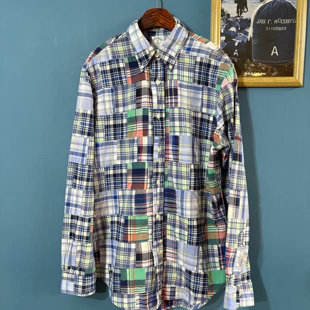 Brooks Brothers Madras Patch Work shirt.
