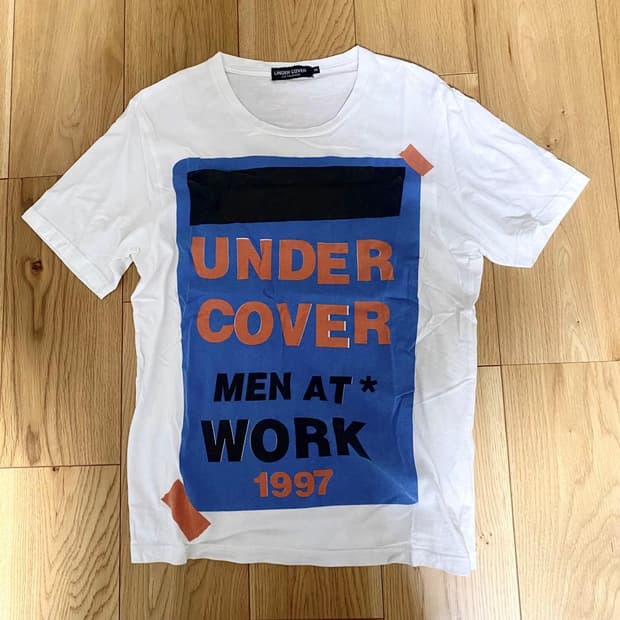 언더커버 에레반트기 MEN AT WORK 1997 티셔츠