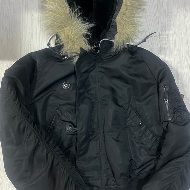 80s 알파인더스트리 N2B 블랙 IDEAL 지퍼