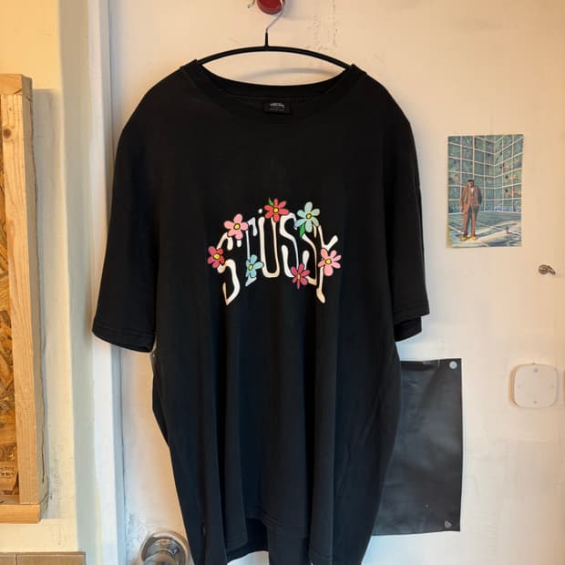 stussy flower t-shirt