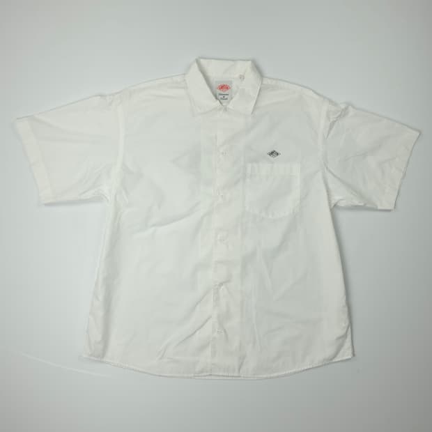 단톤 백로고 폴리 반팔셔츠 화이트 ( 42(L-XL) )