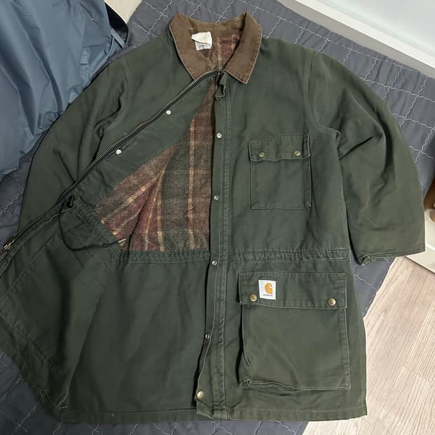 칼하트 워크 재킷 모스그린 L