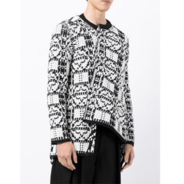 꼼데가르송 옴므 플러스 니트