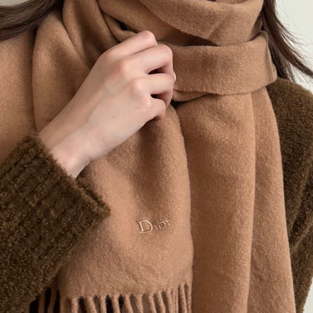 Christian Dior 디올 머플러 베이지