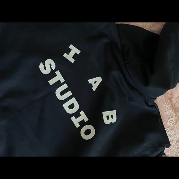 아이앱 후드티 네이비 M