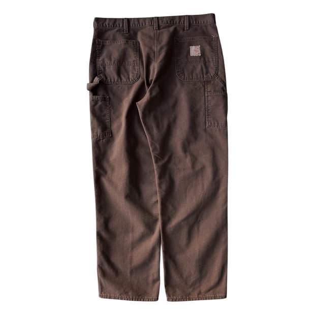 칼하트 B11 싱글니 카펜터 팬츠 브라운