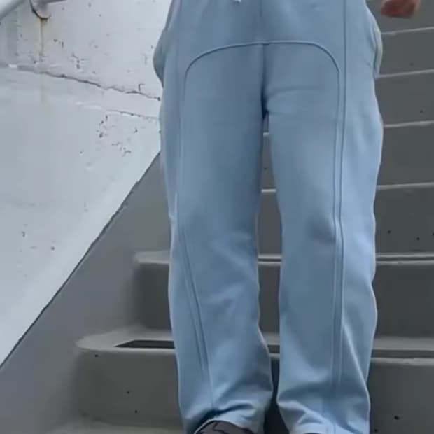 스웨이드 바지