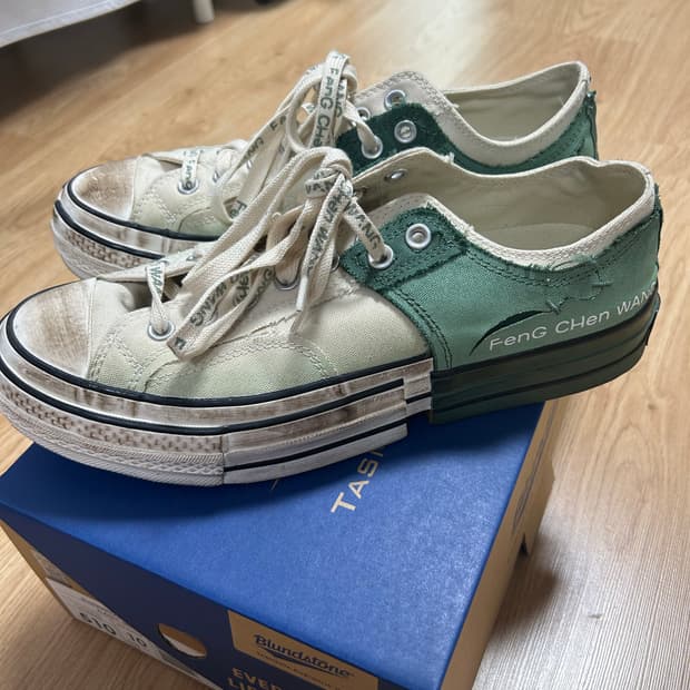 Feng Chen Wang 컨버스 그린 스니커즈 290