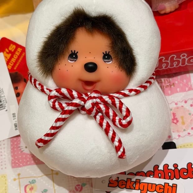 몬치치 카가미모찌 눈사람 인형