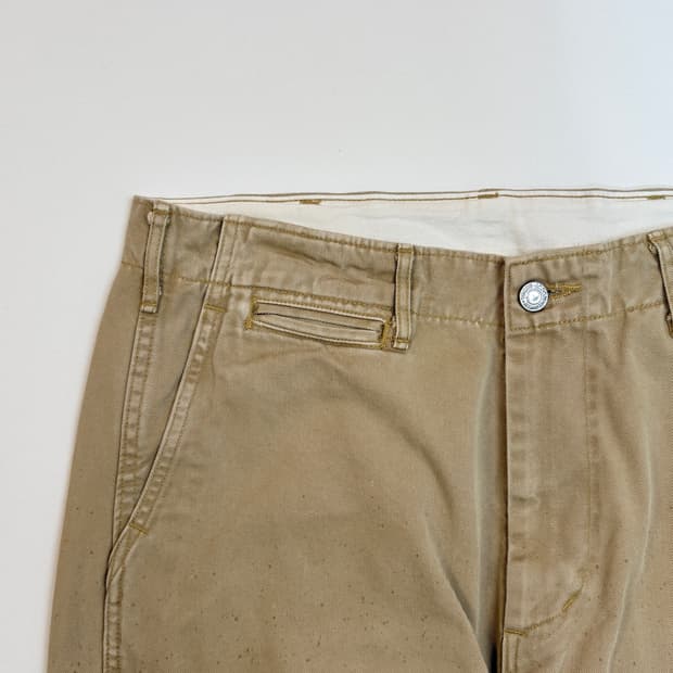 10s Japan EDWIN heavy canvas chino pants