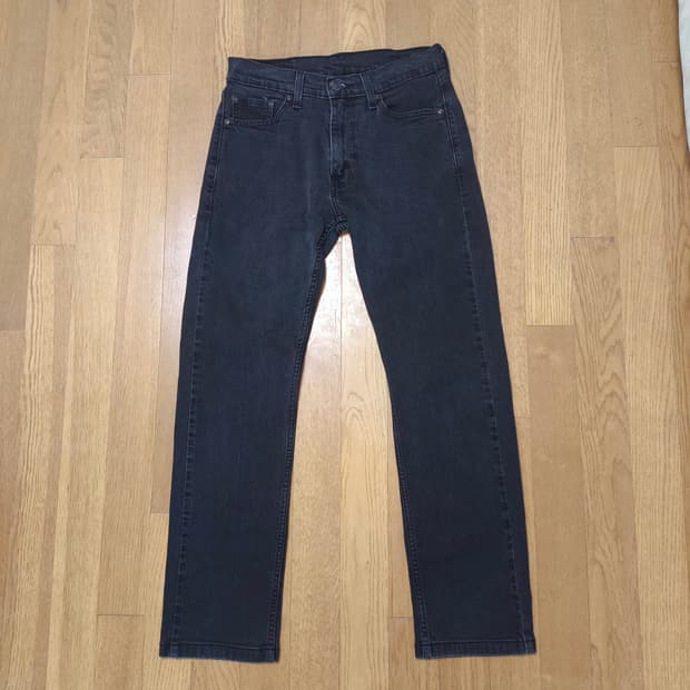 [30] LEVI'S 리바이스 505 블랭크탭 블랙 흑청